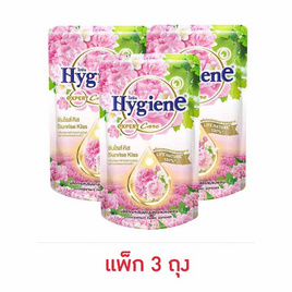 ไฮยีน ปรับผ้านุ่ม เนเจอร์ซันไรส์คิส สีชมพู 300 มล. (1 แพ็ก 3 ชิ้น) - Hygiene, น้ำยาปรับผ้านุ่ม