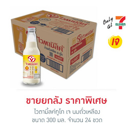 ไวตามิ้ลค์ทูโก เจ นมถั่วเหลือง 300 มล. (ยกลัง 24 ขวด) - VITADAY, นมถั่วเหลือง