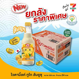 ไวตามิ้ลค์ทูโก นมถั่วเหลือง รสยูซุ 300 มล. (ยกลัง 24 ขวด) - Vitamilk, นม อาหารสำหรับแม่และเด็ก