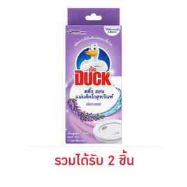 เป็ดสติ๊กออนเฟรช แผ่นติดโถสุขภัณฑ์ 30 กรัม - Duck, ผลิตภัณฑ์ทำความสะอาดภายในบ้าน