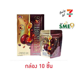ทวินช็อค ช็อกโกแลตฮันนี่อัลมอนด์ 30 กรัม (กล่อง 10 ชิ้น) - ทวินช็อค, 7Online