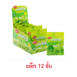 เจลฟี่ จุซซี่ กัมมี่กลิ่นองุ่นมัสแคท 30 กรัม (แพ็ก 12 ชิ้น) - เจลฟี่, เจลฟี่