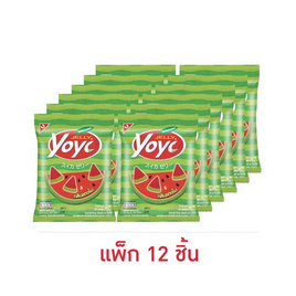 โยโย่ เยลลี่กลิ่นแตงโม 30 กรัม (แพ็ก 12 ชิ้น) - โยโย่, เยลลี่/มาร์ชแมลโลว์