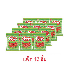 โยโย่ เยลลี่กลิ่นแตงโม 30 กรัม (แพ็ก 12 ชิ้น) - โยโย่, เยลลี่/มาร์ชแมลโลว์