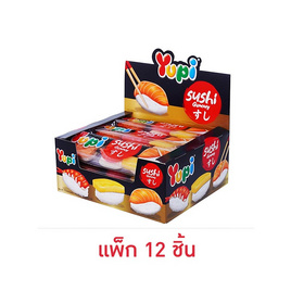 ยูปี้ ซูชิกัมมี่กลิ่นผลไม้รวม 30 กรัม (แพ็ก 12 ชิ้น) - ยูปี้, สินค้าใหม่ขนมขบเคี้ยว และช็อคโกแลต
