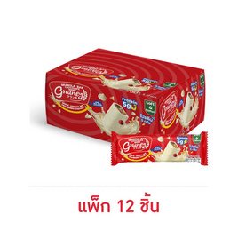 เกรนเน่ย์ กราโนล่าเคลือบไวท์ช็อก รสช็อกชิพแครนเบอร์รี่ 30 กรัม (แพ็ก 12 ชิ้น) - เกรนเน่ย์, ซีเรียล