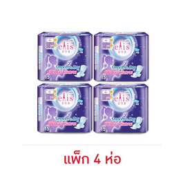 เอลิส สมูธแอนด์ดราย 30 ซม. ห่อละ 15 ชิ้น (แพ็ก 4 ห่อ) - เอลิส, สุขภาพ