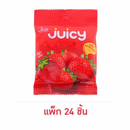 เจลฟี่ จู๊ซซี่ เยลลี่รสสตรอเบอร์รี่ 30 กรัม (แพ็ก 24 ชิ้น) - จู๊ซซี่, ขนมขบเคี้ยว และช็อคโกแลต