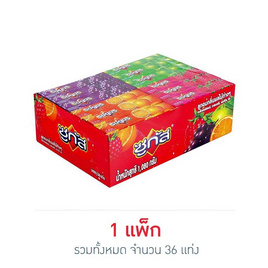 ซูกัส ลูกอมรวมรสผลไม้ 30 กรัม (แพ็ก 36 แท่ง) - ซูกัส, ซูกัส