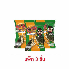 โกริโกะ สาหร่ายแซนวิชรสออริจินัล 30 กรัม (แพ็ก 3 ชิ้น) - โกริโกะ, สาหร่าย