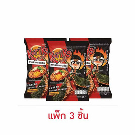 โกริโกะ สาหร่ายแซนวิชรสบะหมี่เกาหลี 30 กรัม (แพ็ก 3 ชิ้น) - โกริโกะ, สาหร่าย