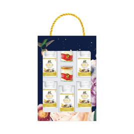 (เบญจออยล์)โกลด์ บรรจุ 30 แคปซูล 5 กระปุก + Bonback รังนก 42 มล. 2 ขวด (Giftset) - เบญจออยล์, สินค้าใหม่