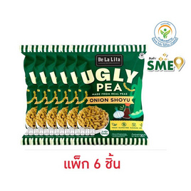 เดอลาลิต้า ขนมถั่วลันเตาแท่งอบกรอบ รสหัวหอมโชยุ 30 กรัม (แพ็ก 6 ชิ้น) - เดอลาลิต้า, ถั่ว