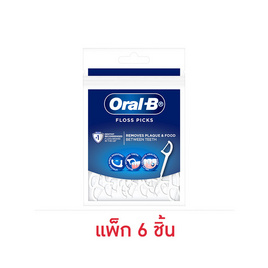 ออรัลบี ไหมขัดฟัน แบบมีด้ามจับ 30 ชิ้น (6 แพ็ก) - Oral b, อุปกรณ์ดูแลช่องปาก