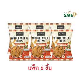 เดอลาลิต้า ขนมอบกรอบโฮลวีต รสลาบแซ่บ 30 กรัม (แพ็ก 6 ชิ้น) - เดอลาลิต้า, ขนมขบเคี้ยว ลูกอม เยลลี่ พุดดิ้ง