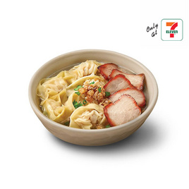 เกี๊ยวน้ำและหมูแดง(เกี๊ยวไส้กุ้งผสมหมู) ตรา ซีพี 310 กรัม - CP