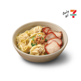 เกี๊ยวน้ำและหมูแดง(เกี๊ยวไส้กุ้งผสมหมู) ตรา ซีพี 310 กรัม - CP, อาหารจานเดียว