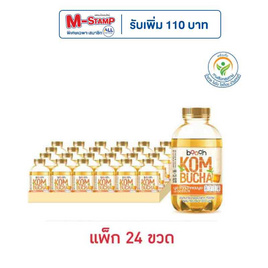 บูช ชาหมักคอมบูชะ รสออริจินอล 310 มล. (ยกแพ็ก 24 ขวด) - บูช, เครื่องดื่ม