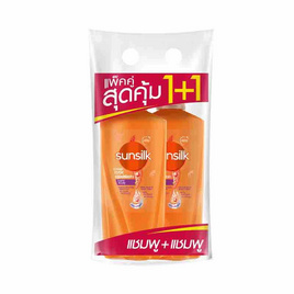 ซันซิล แชมพู บำรุงผมแห้งเสีย (ส้ม) 325 มล. (แพ็กคู่) - Sunsilk, แชมพูและครีมนวดผม