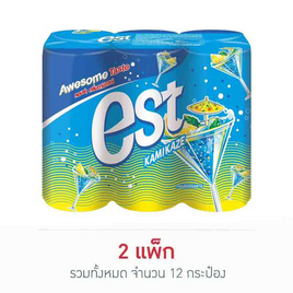 เอสกามิกาเซ่ไลม์ 325 มล. (แพ็ก 6 กระป๋อง) - Est, มหกรรมนมและเครื่องดื่ม