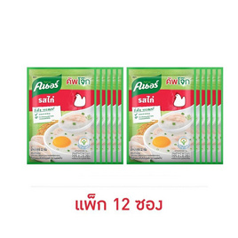 คนอร์คัพโจ๊กซอง รสไก่ 32 กรัม (แพ็ก 12 ซอง) - คนอร์, Unilever official shop