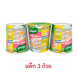 คนอร์คัพโจ๊ก รสหมูสาหร่าย 32 กรัม (แพ็ก 3 ถ้วย) - คนอร์, คนอร์