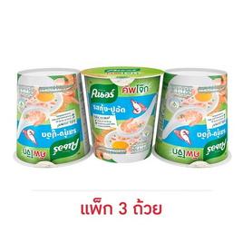 คนอร์คัพโจ๊กถ้วย รสกุ้ง 32 กรัม (แพ็ก 3 ถ้วย) - คนอร์, คนอร์