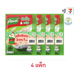 คนอร์คัพโจ๊กซอง รสไก่ 32 กรัม (แพ็ก 3แถม1) 4 แพ็ก - คนอร์, คนอร์