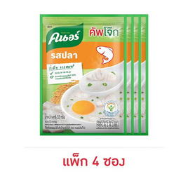 คนอร์คัพโจ๊กซอง รสปลา 32 กรัม (แพ็ก 4 ซอง) - คนอร์, ซุปกึ่งสำเร็จรูป