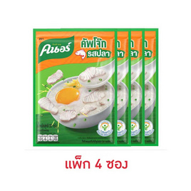 คนอร์คัพโจ๊กซอง รสปลา 32 กรัม (แพ็ก 4 ซอง) - คนอร์, ซุปกึ่งสำเร็จรูป