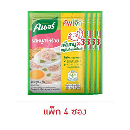 คนอร์คัพโจ๊กซอง รสหมูสาหร่าย 32 กรัม (แพ็ก 4 ซอง) - คนอร์, เครื่องปรุงรสและของแห้ง