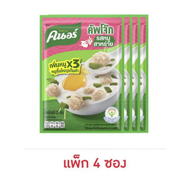 คนอร์คัพโจ๊กซอง รสหมูสาหร่าย 32 กรัม (แพ็ก 4 ซอง) - คนอร์, Unilever official shop