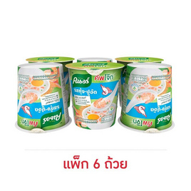 คนอร์คัพโจ๊กรสกุ้ง-ปูอัดชนิดถ้วย 32 กรัม (แพ็ก 6 ถ้วย) - คนอร์, Unilever official shop