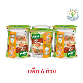 คนอร์คัพโจ๊ก รสไก่กระเทียม 32 กรัม (แพ็ก 6 ถ้วย) - คนอร์, โจ๊ก/ข้าวตุ๋น/ข้าวต้ม