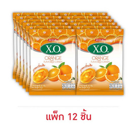 เอ็กซ์โอ ลูกอมกลิ่นส้ม 33 กรัม (แพ็ก 12 ชิ้น) - เอ็กซ์โอ, ขนมขบเคี้ยว และช็อคโกแลต
