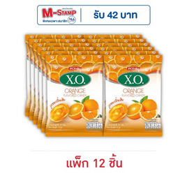 เอ็กซ์โอ ลูกอมกลิ่นส้ม 33 กรัม (แพ็ก 12 ชิ้น) - เอ็กซ์โอ, ลูกอม