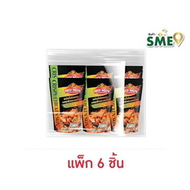 โมมิน หนังไก่กรอบรสพริกกะเหรี่ยง 33 กรัม (แพ็ก 6 ชิ้น) - โมมิน, โมมิน