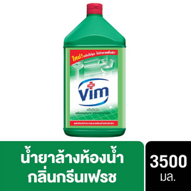 วิม น้ำยาล้างห้องน้ำ สีเขียว 3500 มล. - วิม, เมื่อซื้อสินค้ายูนิลีเวอร์ที่ร่วมรายการครบ 399 บาท กรอกโค้ดรับส่วนลดเพิ่ม