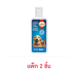 สมาร์ทฮาร์ท แชมพูสุนัข สูตรกำจัดเห็บหมัด 350 มล.   - สมาร์ทฮาร์ท, อุปกรณ์ทำความสะอาดและตกแต่งขน