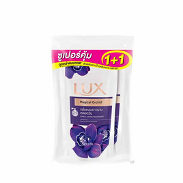 ลักส์ ครีมอาบน้ำ เมจิกเคิล ออร์คิด ถุงเติม 350 มล. (แพ็กคู่) - Lux, ทำความสะอาดผิวกาย
