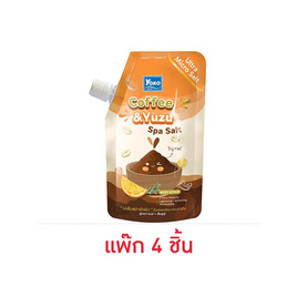โยโกะ โกลด์ คอฟฟี่ แอนด์ ยูสุ สปา ซอลท์ 350 กรัม (แพ็ก 4 ชิ้น) - YOKO, 7Online