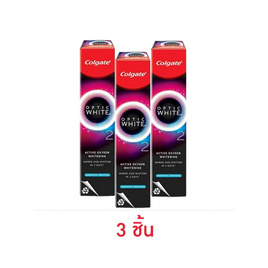 คอลเกต ยาสีฟัน อ๊อพติค ไวท์ โอทู อะโรมาติก เมนทอล 35 กรัม (แพ็ก 3 ชิ้น) - Colgate, สินค้า Colgate