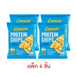 ชู้ตซี่ ขนมมัลติเกรนโปรตีนอบกรอบรสออริจินัล 35 กรัม (แพ็ก 4 ชิ้น) - Choozzie, ขนมขบเคี้ยว และช็อคโกแลต
