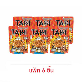 ทาบิ ข้าวอบกรอบรสบาร์บีคิวอัลมอนด์รมควัน 35 กรัม (แพ็ก 6 ชิ้น) - ทาบิ, ทาบิ