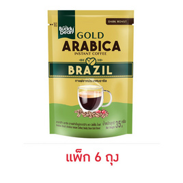 บัดดี้ดีน โกลด์ กาแฟสำเร็จรูปอาราบิก้าบราซิล 35 กรัม (แพ็ก 6 ถุง) - บัดดี้ดีน, กาแฟ