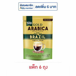 บัดดี้ดีน โกลด์ กาแฟสำเร็จรูปอาราบิก้าบราซิล 35 กรัม (แพ็ก 6 ถุง) - บัดดี้ดีน, กาแฟ