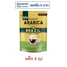 บัดดี้ดีน โกลด์ กาแฟสำเร็จรูปอาราบิก้าบราซิล 35 กรัม (แพ็ก 6 ถุง) - บัดดี้ดีน, กาแฟ