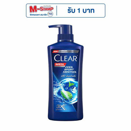 เคลียร์เมน แชมพูขจัดรังแค คูล สปอร์ต เมนทอล 360 มล. - Clear, ยาสระผมสำหรับผู้ชาย
