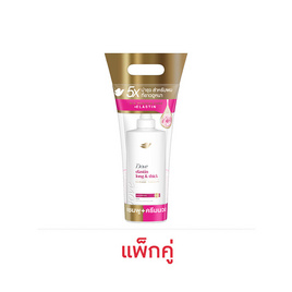 โดฟ แชมพู อีลาสติน ลอง แอนด์ ติ๊ก แชมพู 360 มล. + ครีมนวดผม 330 มล. (แพ็กคู่) - Dove, สินค้าใหม่ความงามและของใช้ส่วนตัว