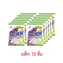 โมรินากะ ไฮชิวลูกอมรสเกรฟ&กรีนแอปเปิ้ล 36 กรัม (แพ็ก 12 ชิ้น) - โมรินากะ, ลูกอม